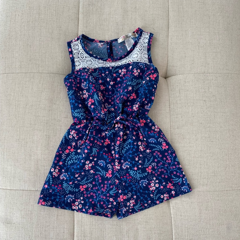 “Magenta” Girls Romper SZ 5